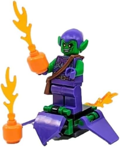 LEGO Marvel Superheroes: Green Goblin Minifigur mit Segelflugzeug und Kürbisbomben