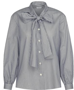 Seidensticker Damen Schluppenbluse Bluse, Marineblau, 36