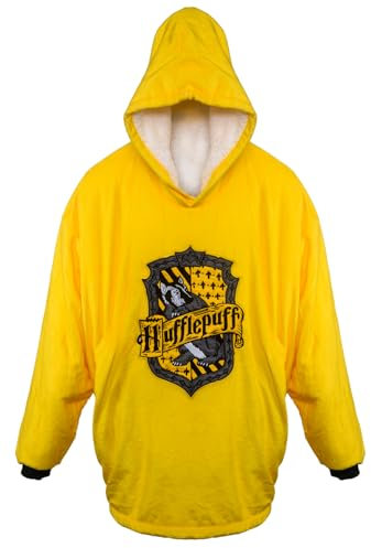 Harry Potter: Hufflepuff Oversized Blanket Hoodie Gelb, gelb, One size