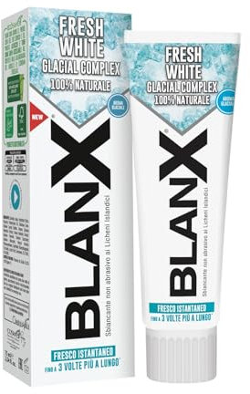 L'Angelica BLANX Fresh White Zahnpasta 75ml x12 Minze Erwachsene