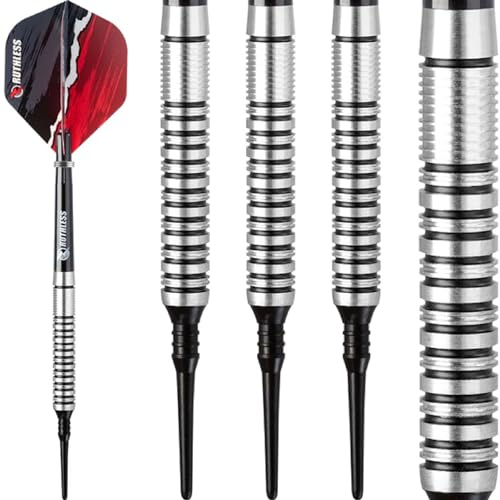 Ruthless Ranger Darts-Serie, weiche Spitze, 90 % Wolfram, 18 g