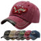 Baynetin Baseball Kappe Basecap Unisex Einstellbare Retro Baseball Hut, Baumwolle Sommerhut Sonnenhut Sportlicher Draußen Kappen Hüte Gestickte Eagle Verstellbar Sonnenschutz (Rot)