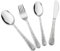 Herogo Kinderbesteck, 8 Stück Edelstahl Kindergeschirr Set mit Hammergriff, Kinder Besteck mit 2 Kindergabeln, 2 Kinderlöffel, 2 Kindermesser, 2 kleine Löffel, Spiegelfinish & Spülmaschinenfest