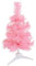 Künstlicher Mini-Weihnachtsbaum, 30,5 cm, künstlicher grüner Tisch-Weihnachtsbaum, Mini-Weihnachtsbaum für Tisch, Zuhause, Büro, Innen- und Außenbereich, Urlaubsdekoration (Rosa)