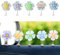 VBGURR Lot de 5 décorations de voiture mignonnes - Accessoires de voiture colorés - Accessoires de tableau de bord - Gadgets d'intérieur pour homme et femme