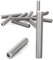 ORTAVA 20 Stück Madenschrauben, Gewindestifte M6 x 40 mm DIN 913 / ISO 4026 mit Innensechskant (ISK) und Kegelkuppe, Madenschraube Edelstahl(Silber)