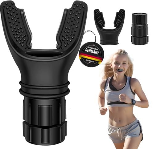 LINKWAY Entrenador De Ejercicio De Respiración Se adopta la configuración de resistencia ajustable para mejorar la resistencia y la durabilidad, Pulmonar Inspiratorio Espiratorio Herramientas