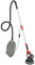HuKaiL Trockenbauschleifer, 800-1800RPM 6-Gang Schleifmaschine Trockenbau Wandschleifer Einstellbare 1.2-2.2m mit 255mm Scheibe, LED-Schleife, Länge, Schleifmaschine mit Absaugung, Rot