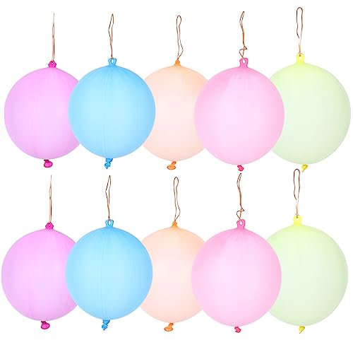 WHAMVOX 30pcs Elastic Band Slap Ball Toy Punch Balloons for Boys and Girls Party Games Latex Material Party Decoration