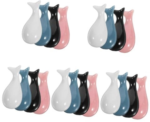 Cabilock 20piezas Soporte para Palillos Forma De Cerámica para Decoración De Mesas y De