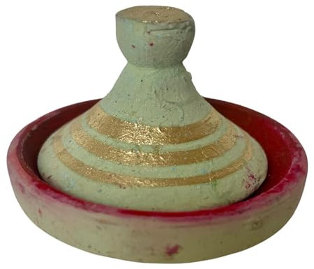 Pintalabios Marroquí Aker Fassi - Version Tajin -Labial de Barro Natural Vegano, Tinte de Labios y Mejillas Larga Duración, Cosmética Marruecos. (Verde Pastel, Único)