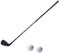Amagogo Golf Chipper Club, Golf Wedge, Non Slip Gift Lightweight with Balls Adjustable Games Comfortable Chipping Club Retractable, Black