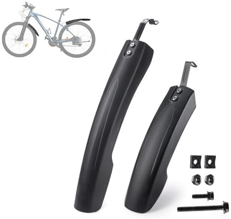 VODHXA Fahrrad Schutzblech Set für Orbea Occam 2017, Einstellbar Vorne Hinten Mudguard Schutz für 24-29 Zoll MTB Rennrad, Spritzwasser Schmutz, Schnelle Demontage,B