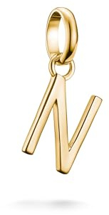 Thomas Sabo Charm Club Connect Charm Pendant Letter Recycled 925 Silver