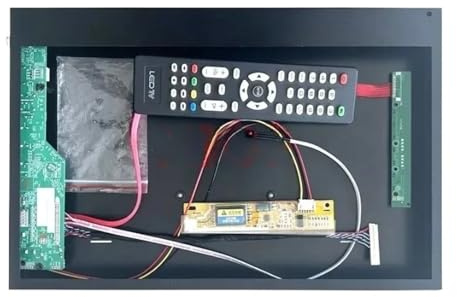 QPOGRMJR for LTN156AT01 N156B3 TV Analog Controller Board + Metall Fall LVDS 30 Pin 1366 * 768 1CCFL DIY Kit 15.6 VGA HDMI-Kompatibel AV USB(N156B3-L02 and Case)