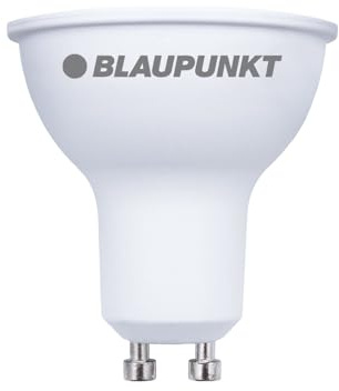 BLAUPUNKT GU10 LED Spot PAR16 5W (50W) 500lm 6000K Kaltweiß, Einzelpackung | Nicht dimmbar, Breiter Abstrahlwinkel, GU10 Bajonettsockel, Flimmerfrei, Augenschonend, Hoher CRI - für Bad und Homeoffice