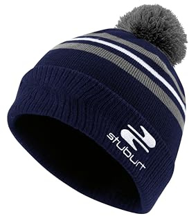 Stuburt Herren Noble Warm Herbst Winter Bommelmütze Beanie Mütze - Navy - Einheitsgröße
