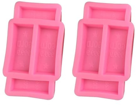SOLUSTRE 2pcs Silicone Chocolate Mould Gold Brick Candy Mould Creative Design Delicate Easy to Clean Long-Term Use for Home Baking
