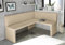 MyStyleWood Eckbank Marta Creme Küchenbank Sitzecke dick gepolstert Kunstleder pflegeleicht stabiles Holzgestell 196x142 cm rechts