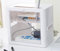 SJHO Kabelmanagement Box Line Manager - Router Aufbewahrungsbox - Weiß Schwarz,White