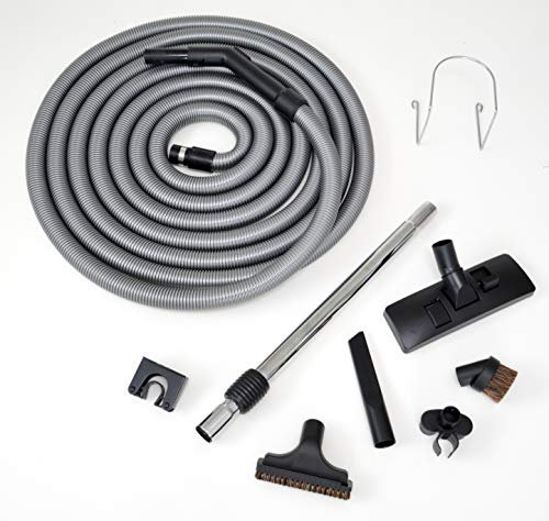 Genialvac Standard-Schlauch-Set für Zentralstaubsauger für Saugdosen 36-38mm (Länge 12m)