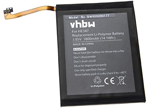 vhbw Akku kompatibel mit Nokia 7 Plus, TA-1046, TA-1055 Handy Smartphone Telefon (3800mAh, 3,85V, Li-Polymer)