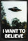 1art1 Akte X Poster Plakat | Bild und MDF-Rahmen - Ich Will Glauben (91 x 61cm)
