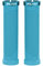 Funn Hilt Mountain Bike Handlebar Grips With Single Lock On Clamp, Lightweight And Ergonomic Bicycle Handlebar Grips with 22 mm Inner Diameter, Unique Patterned Bicycle Grips For MTB/BMX (Turq)
