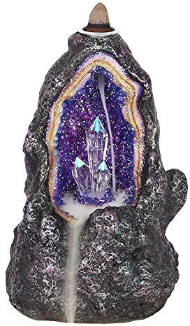 Eastern Trading Agencies Glühender Kristall Höhle Rückfluss Räucher Brenner