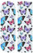 Mnsruu Skateboard Grip Tape Butterfly Longboards Griptape Schleifpapier für Rollerboard