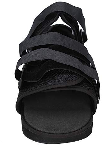 Post op Schuh, Schuh Fußschutz Cast Boot Cast Post op Schuh Zehen Wanderschuh Square Toe Orthopädische Stützstrebe für Frauen und Männer, Post Op Schuh Fuß Gipsschuhe Fuß Knöchel Bandage(S-schwarz)