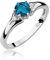 Lumari Gold - Verlobungsring Damen Ring Gold 585 Echtgold 14k Gold mit natürlichem Diamanten Damen Solitär Versprechen Ring Saphir Edelstein - Ringe Frauen - Weißgold