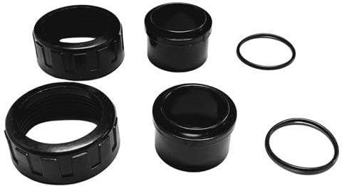 Aqualux 2 Raccords Complet Diamètre 50 Pompe Piscine 106454 106455 106456 - Ecrou Collet Joint - EDGBA