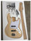 KLKL Selbstbau Gitarrenkit Mit Basswood- Körper Und Ahornhals Und Griffbrett, Geeignet Für DIY 4- String JB Bass Guitar Kit E-Gitarren-Bausatz
