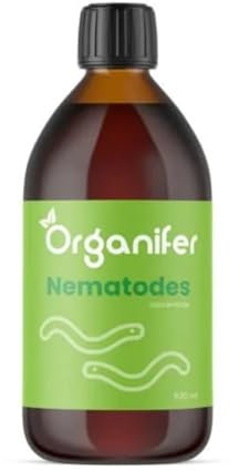 Concentré De Nématodes - 500 Ml Pour 500 M2 - Produit Pour Plantes De Jardin - Concentré Pour Plantes Saines - Entretien Du Jardin - Potager - Organifer