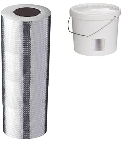 Butyl White Waterproof Tape, Leakproof Butyl Seal Strip, Super Starkes Klebeband für Wohnmobil Reparatur, Fenster, Silikon und Leitungsdichtung, Glas- und Gummidach-Reparaturen Abbto