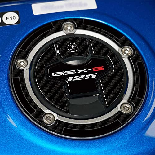 labelbike - Motorrad Tankdeckelschutz 3D Harz Sticker kompatibel mit Suzuki GSX-S 125 2017-2023