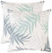 SK Studio Outdoor Kissenbezug, 2 Stück Wasserdicht Kissenhülle UV Schutz Zierkissenbezug aus Polyster für Garten Sofa Wohnzimmer Bett Hellgrau, 45x45cm