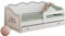 Happy Babies ROYAL- Kinderbett 160 x 80 mit Matratze Bett für Kinderzimmer mit Rausfallschutz und Schubladen Jungenbett mit Auto Muster