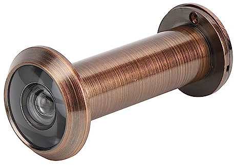 spioncino spessore porta 80 mm + Specchietto Retrovisore Antifurto Angolo di Visione di 220 Gradi Spiello Per Porta di Sicurezza con Coperchio Posteriore Hardware Per Porta di Casa Accessori Per Porte