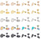 UNICRAFTALE 40pcs 4 Couleur Clou Boucles d'oreilles Acier Inoxydable Boucle D'oreilles Ronde Larme Texturées Tige Boucles d'oreilles avec écrous d'Oreilles Boucles D'oreille pour Fabrication de Bijoux