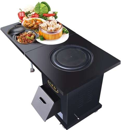 YVYKFZD Tragbarer Camping Holzofen, Outdoor Kaminofen, multifunktionaler Zeltofen Herd, für Wintercamping, Picknick, Grillen, Jagen, Kochen (Color : C)