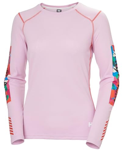 Helly Hansen Women's W Lifa Active Crew, Cherry Blossom 2.0, M