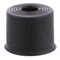 WAGNER Bodentürstopper/Wandtürstopper VULKANO SMALL - Durchmesser Ø 35 x 25 mm, Puffer aus hochwertigem Vollgummi, schwarz, zum Schrauben - Made in DE - 15523321