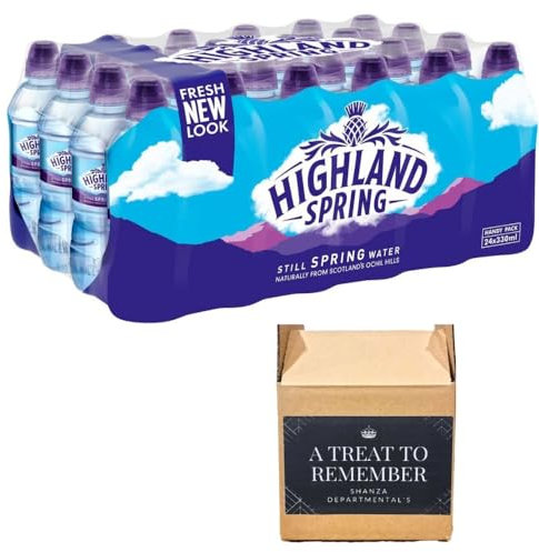 High land Spring Still Mineral Water, 330ml (Pack of 24)
