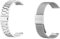 2 Piezas Correa de Pulsera de Metal Compatible con Amazfit Bip 5 Correa, 22mm Pulsera de Repuesto de Acero Inoxidable Premium para Amazfit Bip 5 (Plata)