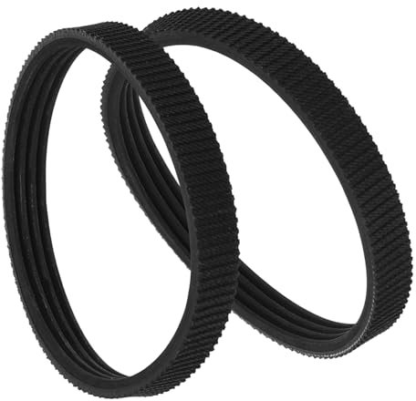 HOMOCONO 2pièces Courroie De Remplacement Pour Raboteuse Électrique Lot De Accessoires Caoutchouc Pour Outils De Menuiserie Compatible Avec Raboteuses Manuelles Transmission Fiable Et