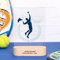 Wanapix | Trofeo Personalizado con Foto y Texto | Placa de Metacrilato Impresa a Color | Base de Madera Natural Grabada | Trofeo Rectangular | 100% Personalizado