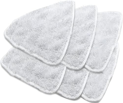 TotalReplace 6x Dampfreiniger Tücher kompatibel mit Vileda Steam Plus | Nachfüllung - Ersatz Dampfreiniger & Hot & Spray Mikrofaser Mopp Pad Mopp Nachfüller