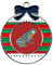 Tribe Tattoo Frosch Weihnachtsschmuck Christbaumschmuck Weihnachtsdeko Anhänger Rund